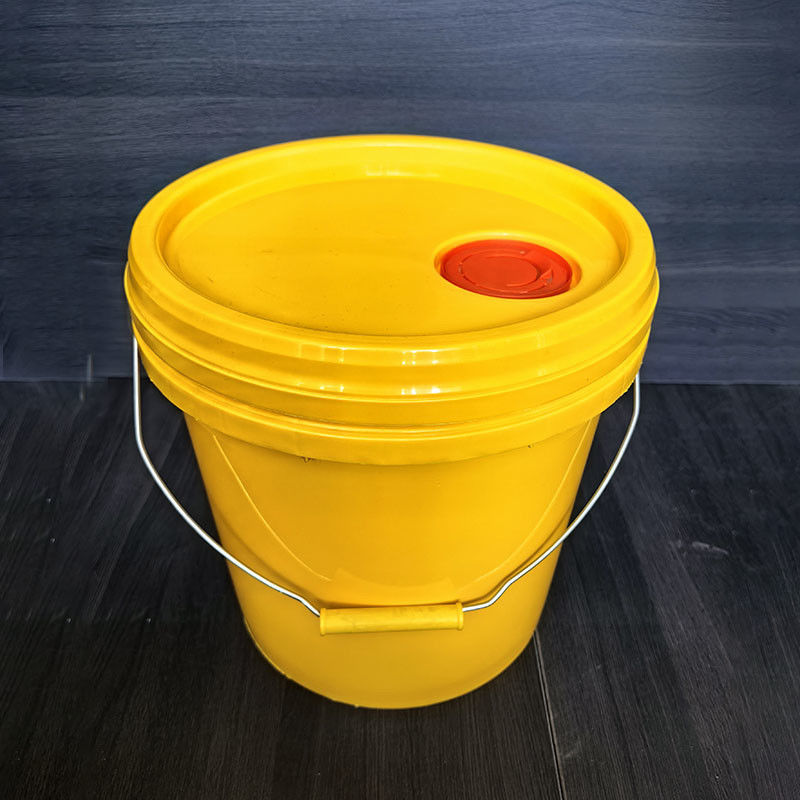Heavy Duty 30l Plastic Bucket With Lid Lubricant Storage Drum With Removable Lid