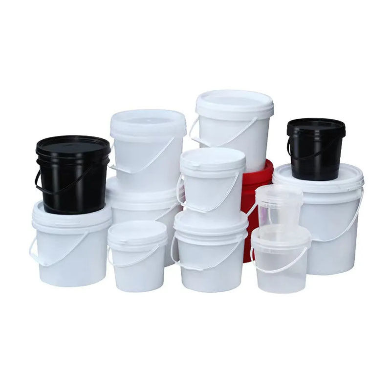 CMYK Waterproof Custom 30 Litre Plastic Bucket With Lid For Indoor And Outdoor Use