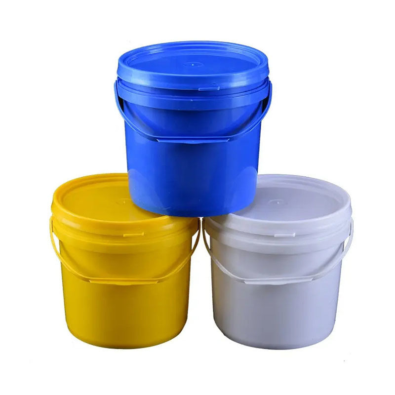 CMYK Waterproof Custom 30 Litre Plastic Bucket With Lid For Indoor And Outdoor Use