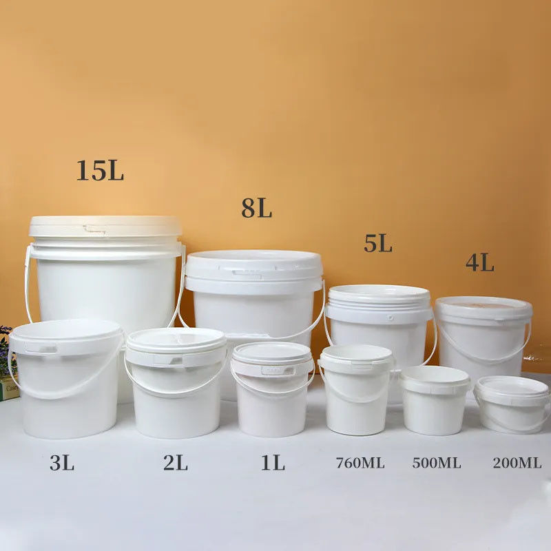 Eco Friendly Printable Polymer Food Grade Buckets With Custom Logo For Food Storage