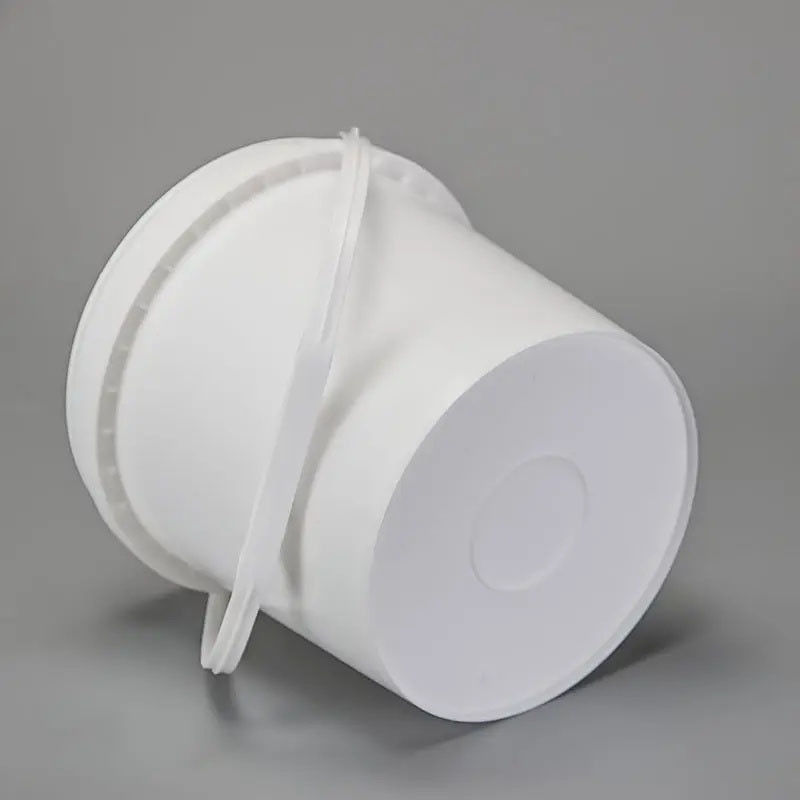 Customizable Solid Color Plastic Paint Bucket Metal Handle Latex Paint 1000ml