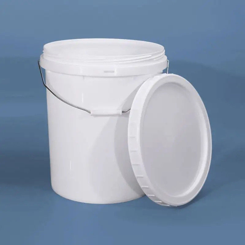 Customized Colors Seed Storage Round Plastic Bucket With Lid Round Shape