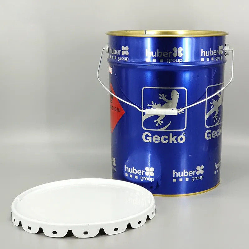 Customized Galvanized Paint Bucket With CMYK/PANTONE/Customized Outside Printing For Industrial Use
