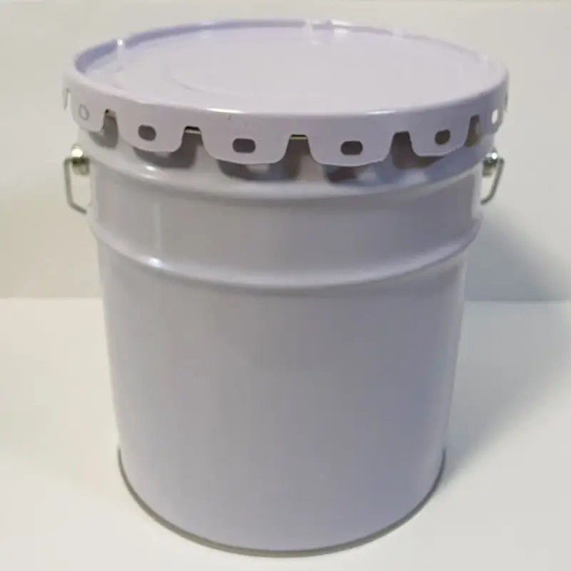 Iron Metal Paint Bucket With Removable Lids And Custom Logo For Industrial Use