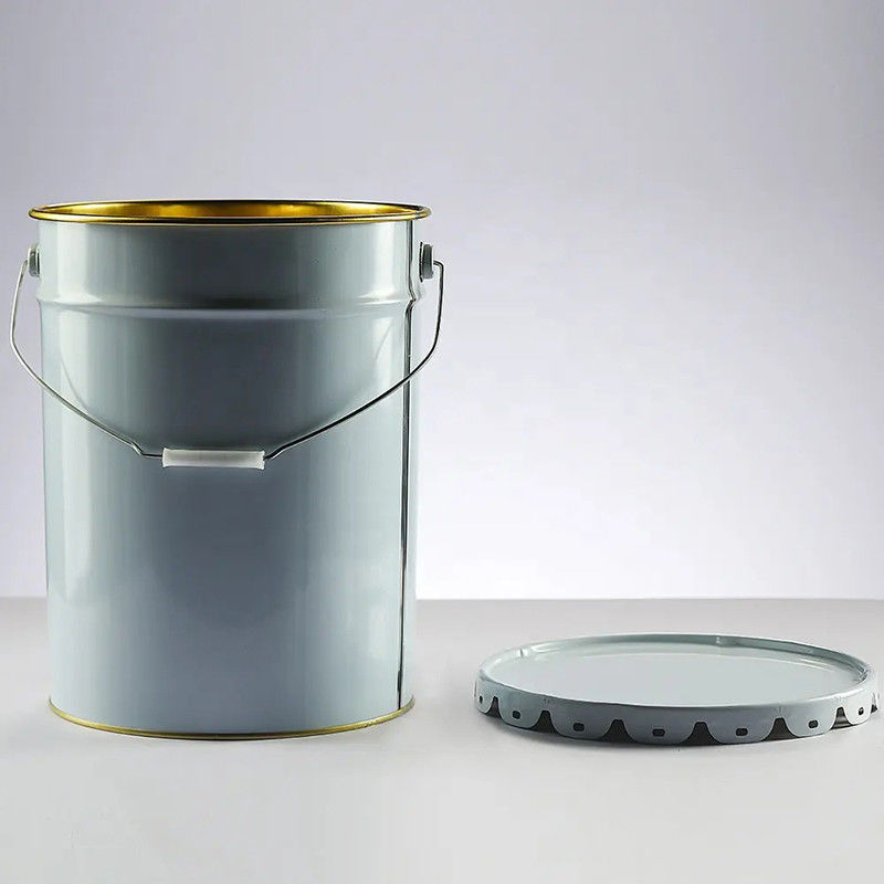 Multi Colors Durability Aquatic Based Metal Paint Bucket And Lid For Interior Walls And Ceilings