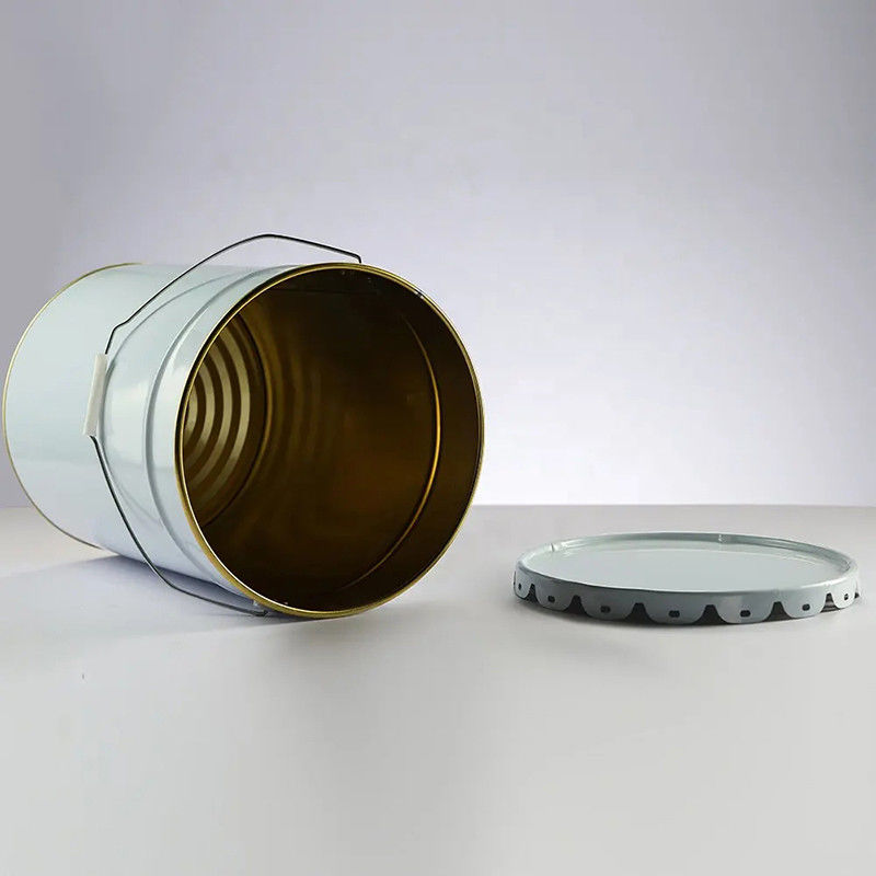 Multi Colors Durability Aquatic Based Metal Paint Bucket And Lid For Interior Walls And Ceilings