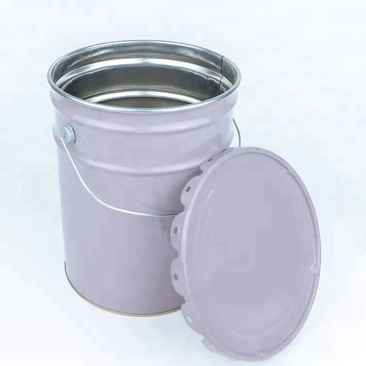 1L-40L Anti-ferrugem Eco Amigável Balde de aço de cabeça aberta para armazenamento de tinta