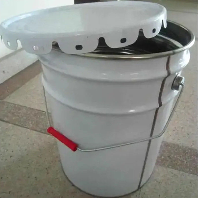 Tinplate Pail Rust Resistant Iron Metal Paint Bucket With CMYK Printing For Water Based Paint Storage