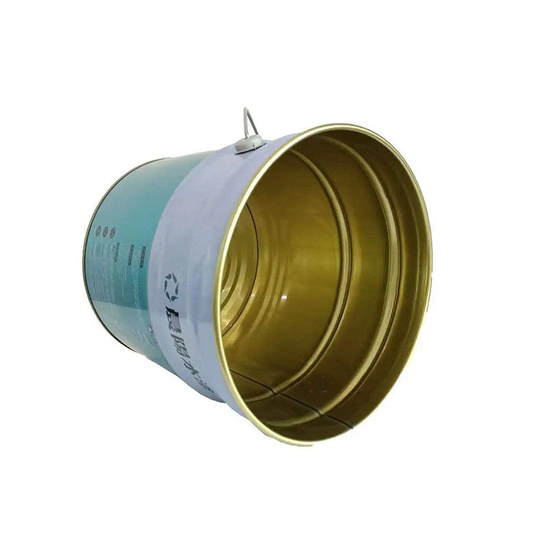 Excellent Metal Oil Lubricant Metal Pail With Lid With Waterproof Coating And Screw Cap