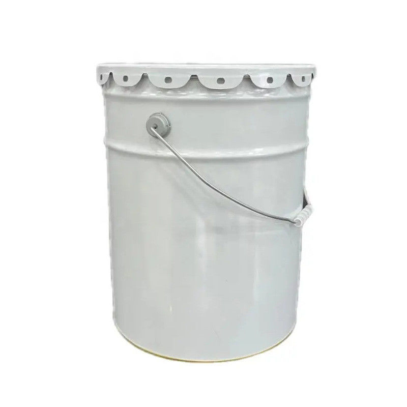 Metal Oil Storage Tinplate Pails With Screw Cap For Lubricant Grease Asphalt
