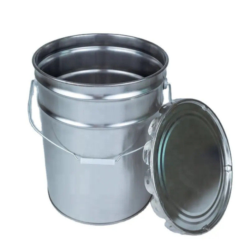 Corrosion Resistant 25 Litre Paint Bucket Iron Oil Drum Stackable And Customizable