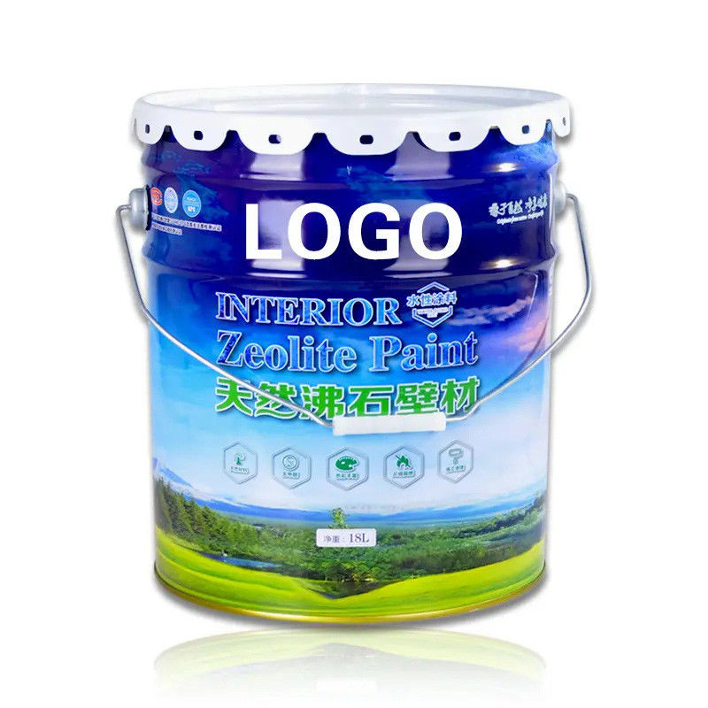 Heavy Duty Iron Oil Drum 25 Litre Paint Bucket With Tight Seal And Steel Handle