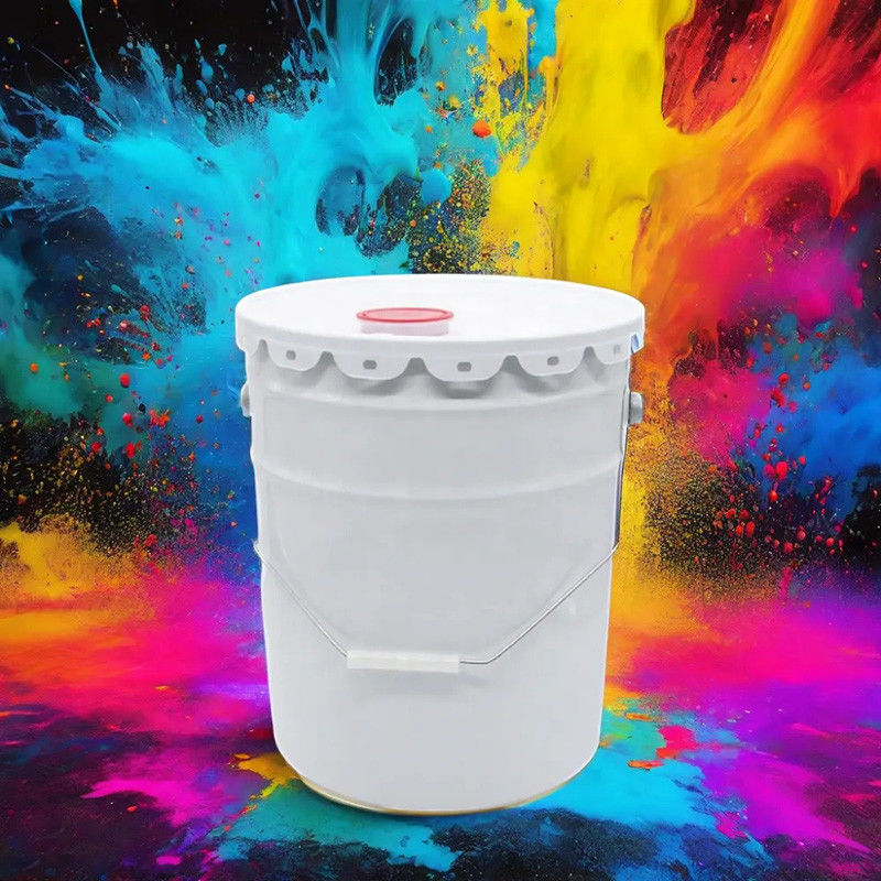 Customized Logo Iron Seed Metal Paint Pail With Lid For Outdoor Use