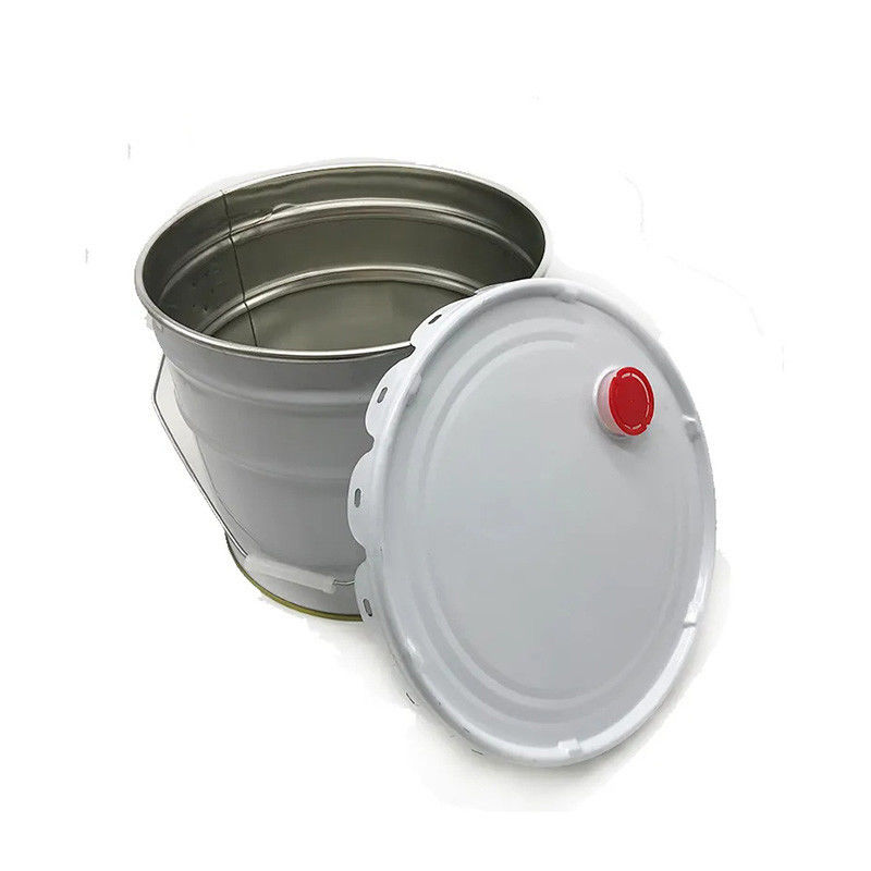 Seal Up 15L Leak Proof Tinplate Pails With Lid For Chemical Storage