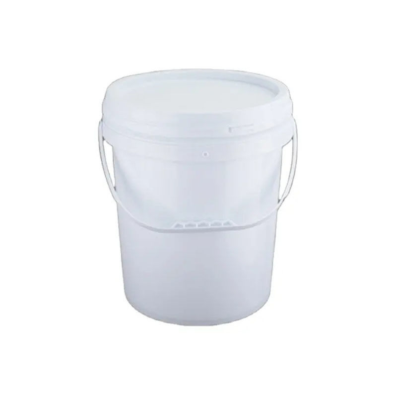 Heavy Duty Commercial Round Plastic Tubs With Handles Snap On Lid And Custom Logo Printing
