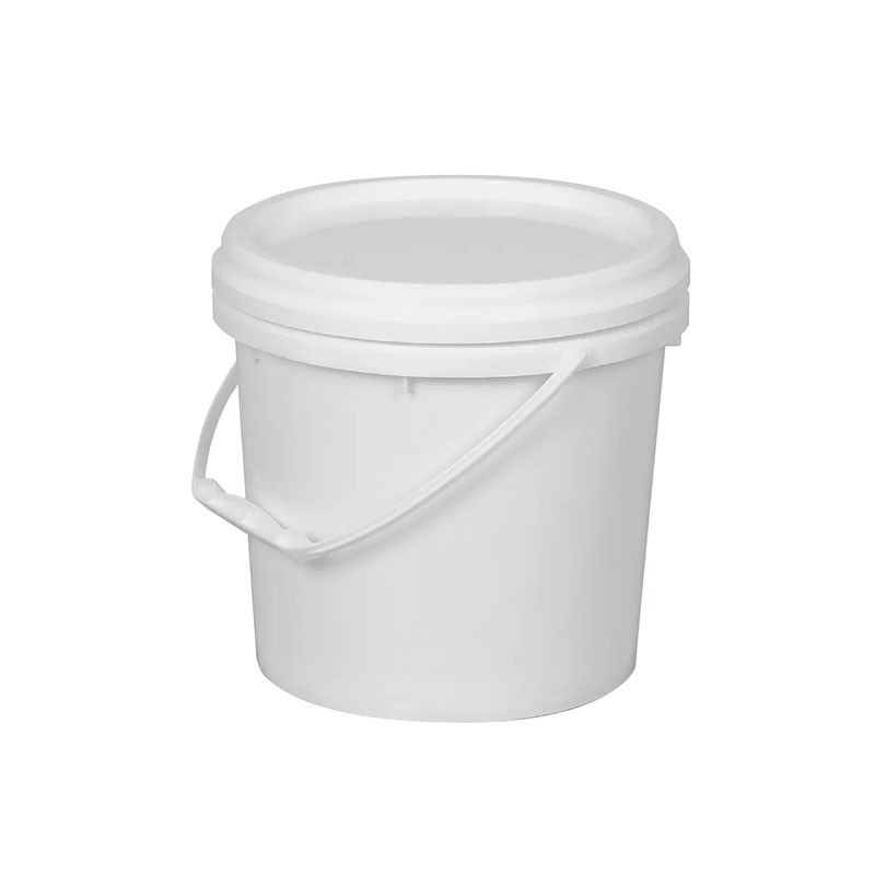 Heavy Duty Commercial Round Plastic Tubs With Handles Snap On Lid And Custom Logo Printing