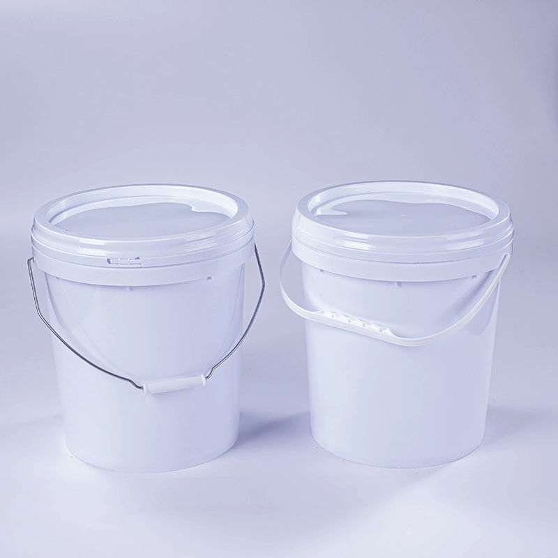 Heavy Duty White Round Plastic Bucket With Lid 5-30 Gallon round plastic pail