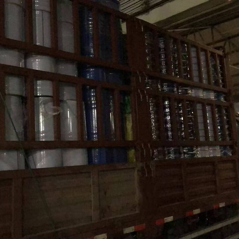 Étiquette de seau en métal autocollante personnalisée, colorée, pour peinture chimique, autocollant étanche pour boîtes métalliques